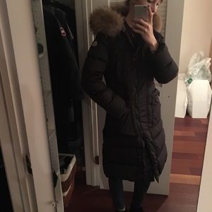 moncler khloe coat black