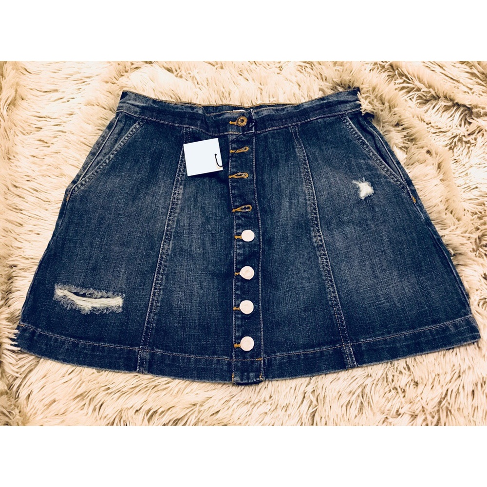 Denim Mini Skirt