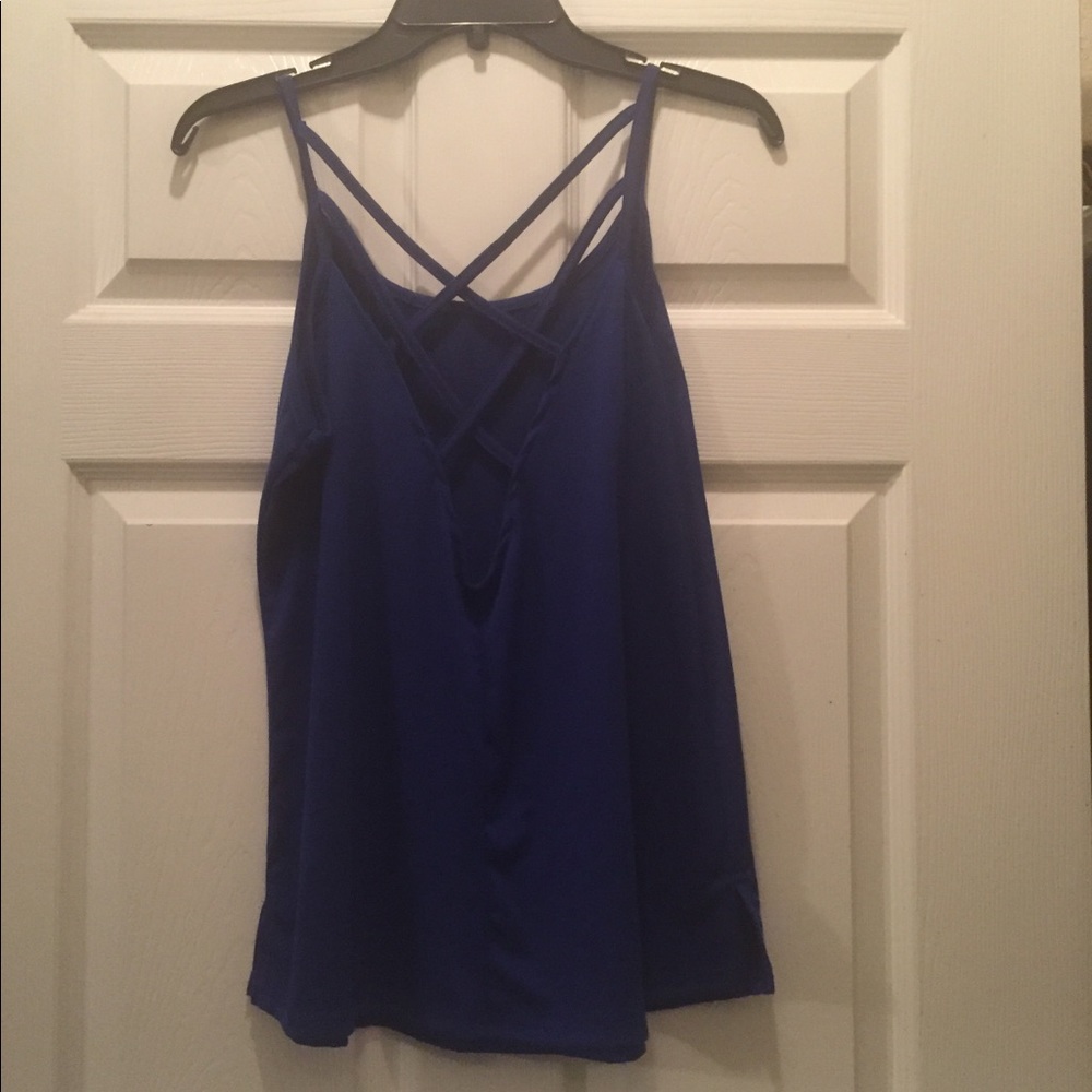 Blue tank