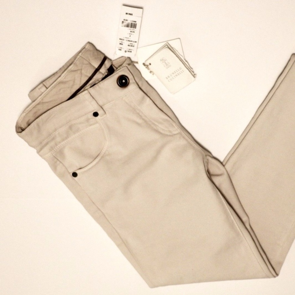 Brunello Cucinelli Size 2 Vanilla Beige Pants