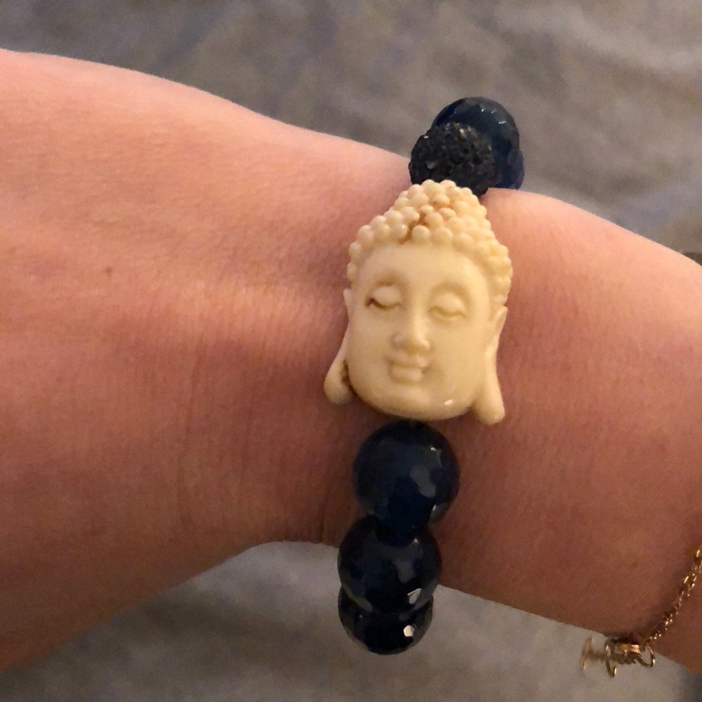Beaded Buddha bracelet