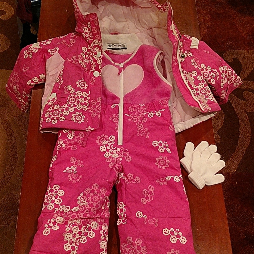 Girls Columbia snowsuit