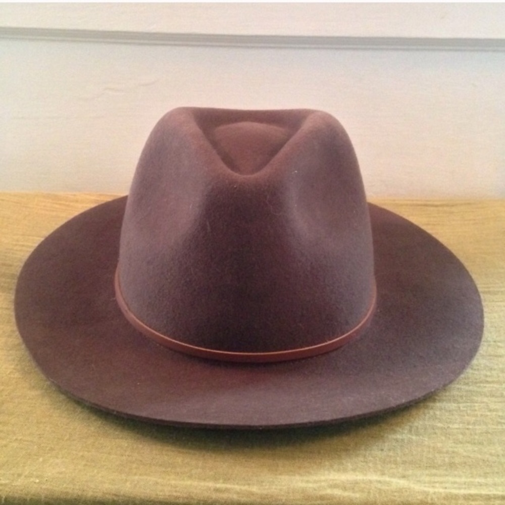 Brown brixton felt hat