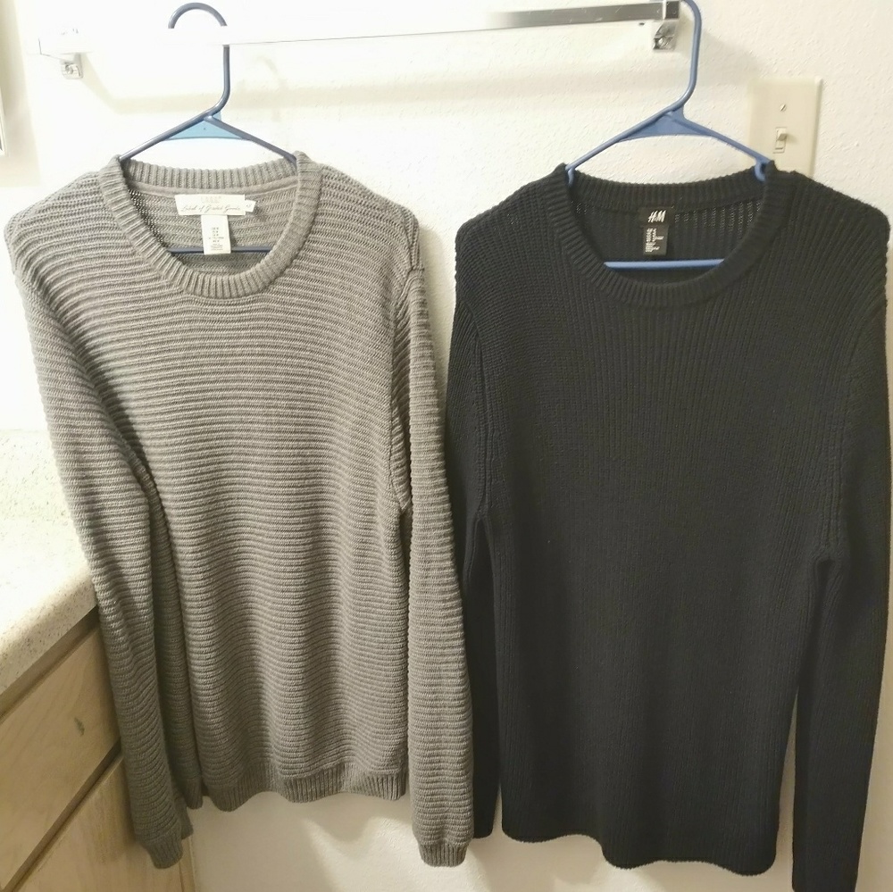 Two H&M sweaters