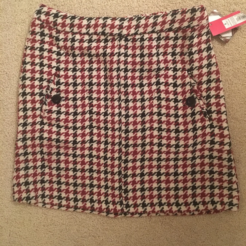 Burgundy mini skirt from Target