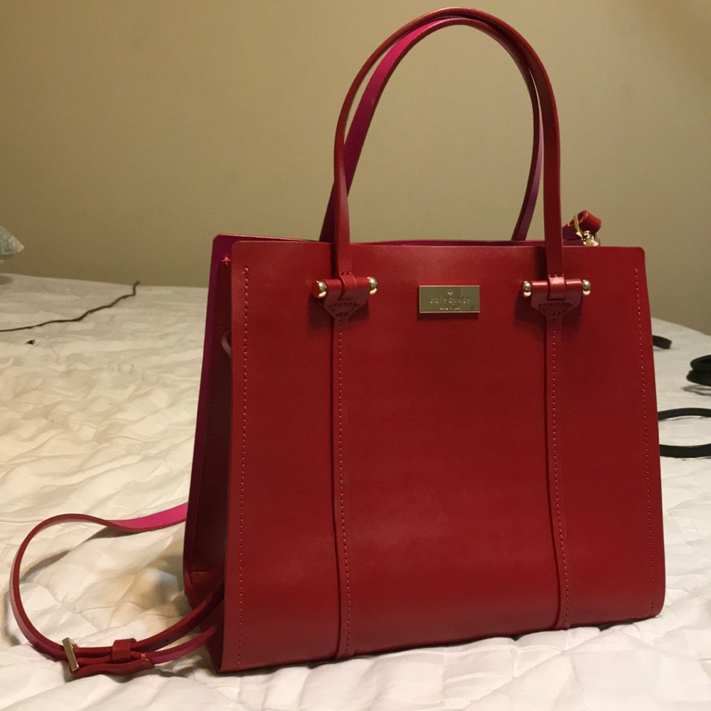 Kate spade red/pink crossbody