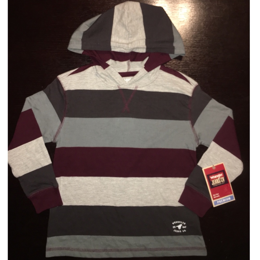 Wrangler Jean Co. Pullover Long Sleeve W/ Hoodie