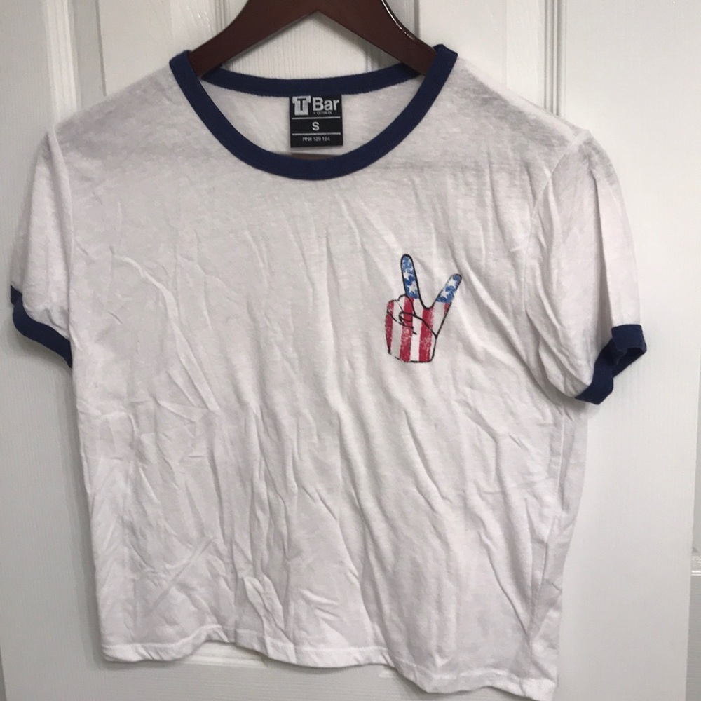 White Ringer Tee Cotton On