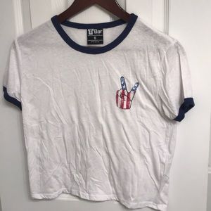 White Ringer Tee Cotton On