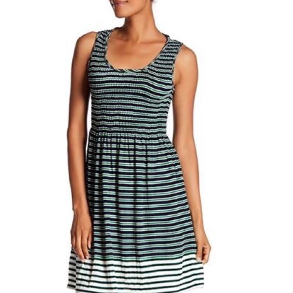 MAX STUDIO “Striped” For & Flare Dress (S) - Picture 1 of 2