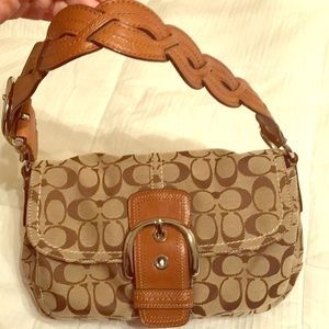 Brown coach purse