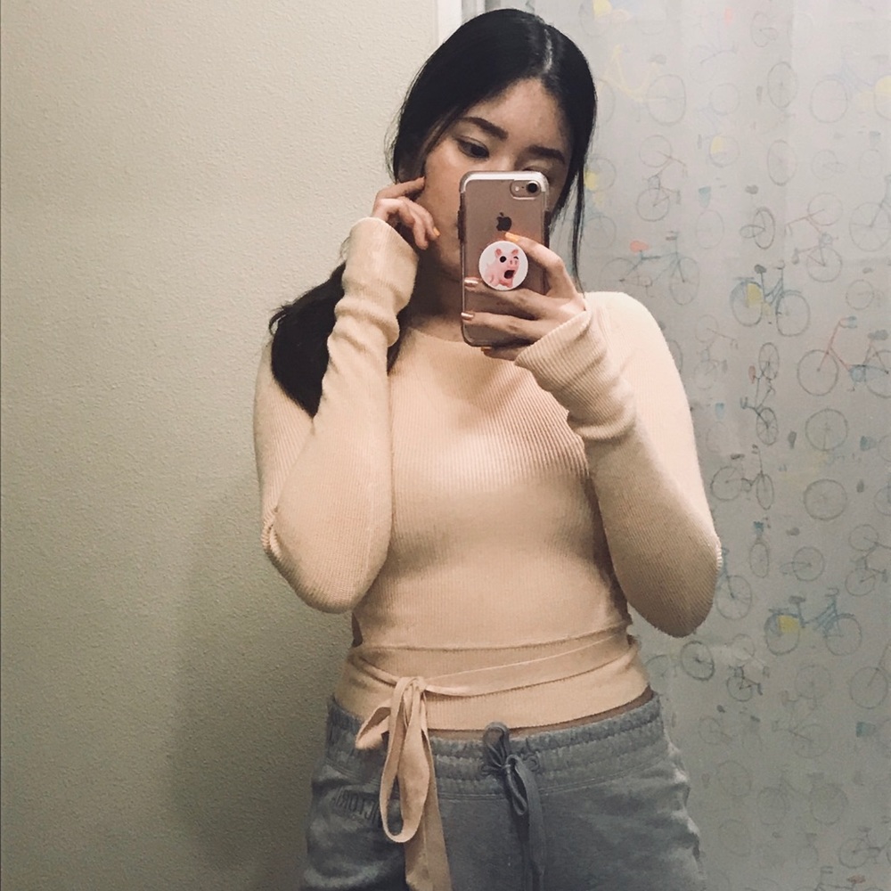 ZARA crop SWEATER - Picture 2 of 7