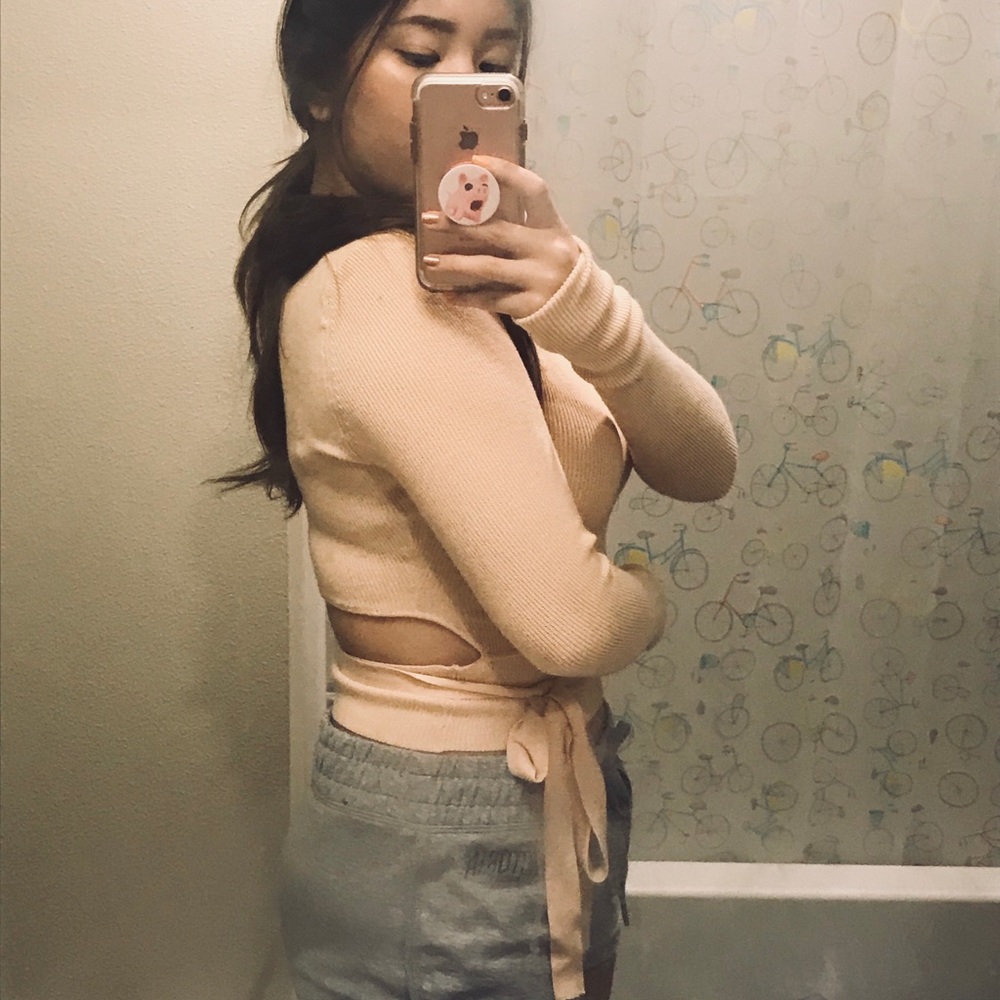 ZARA crop SWEATER - Picture 4 of 7