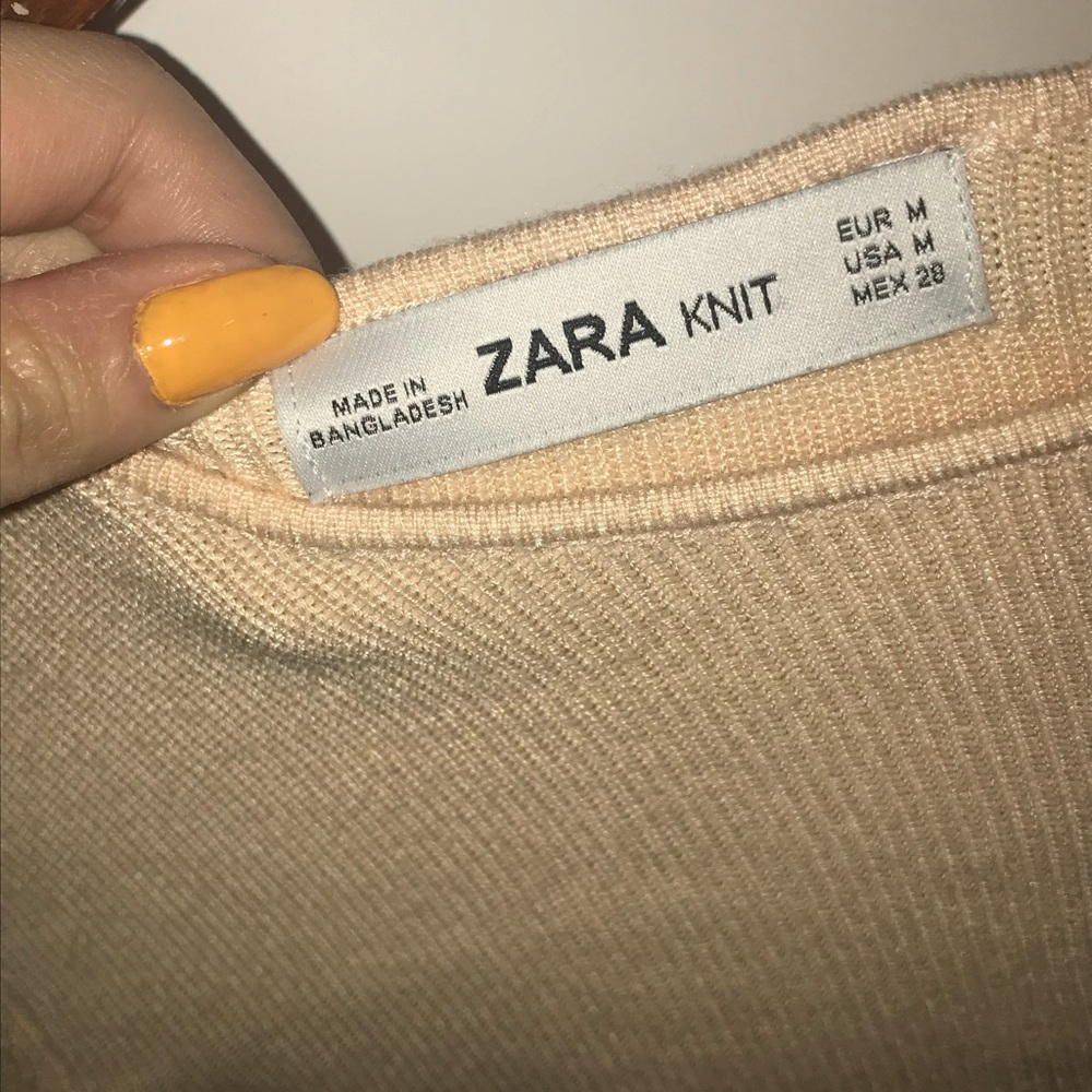 ZARA crop SWEATER - Picture 6 of 7