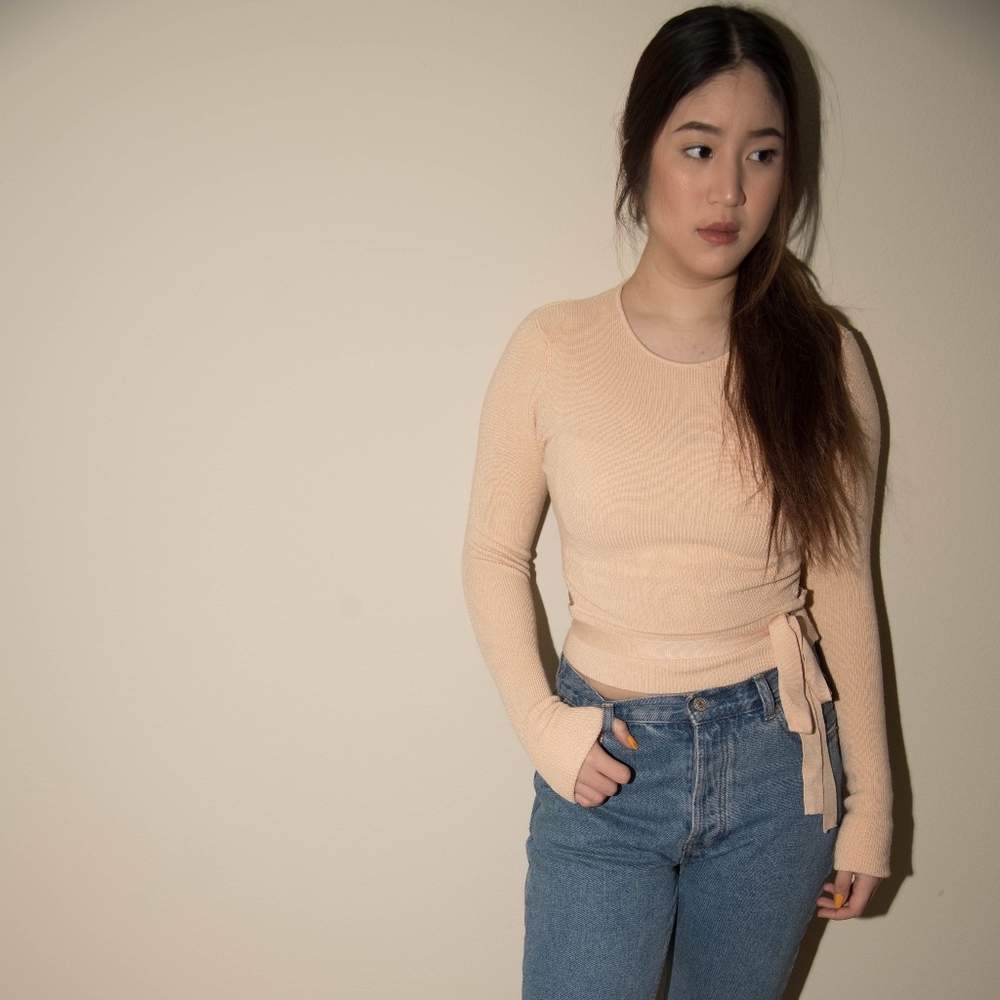 ZARA crop SWEATER - Picture 1 of 7
