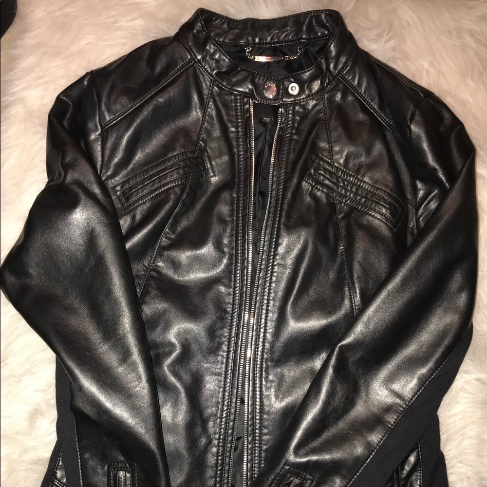 Express leather jacket