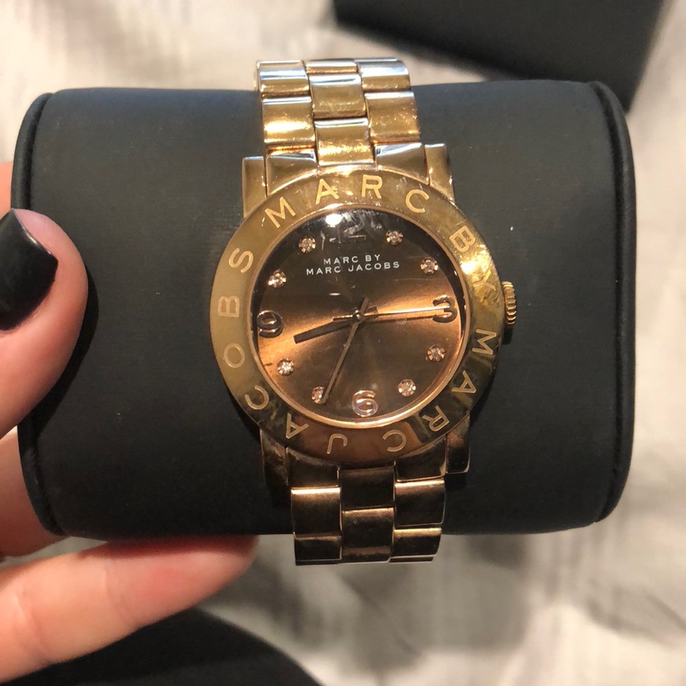 Marc by Marc Jacobs Rose gold watch