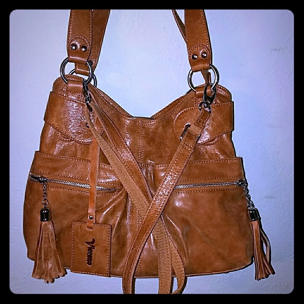 Vicenzo Leather Athena boho purse