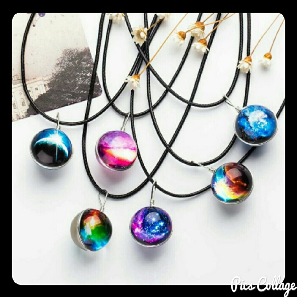 Celestial Galaxy Orb Chokers