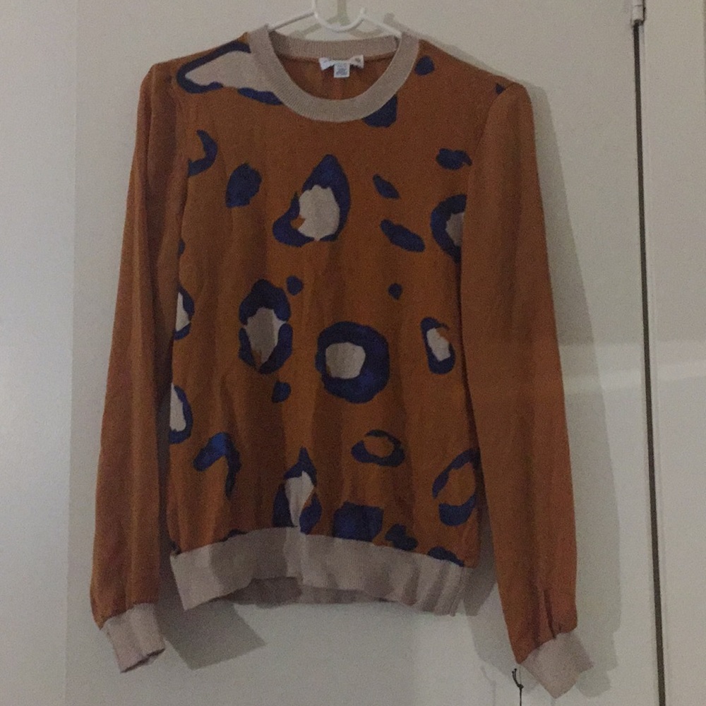 Leopard print sweater