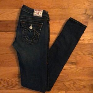 True Religion Julie Skinny Jeans Size 28