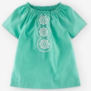 Mini Boden embroidered folk tunic