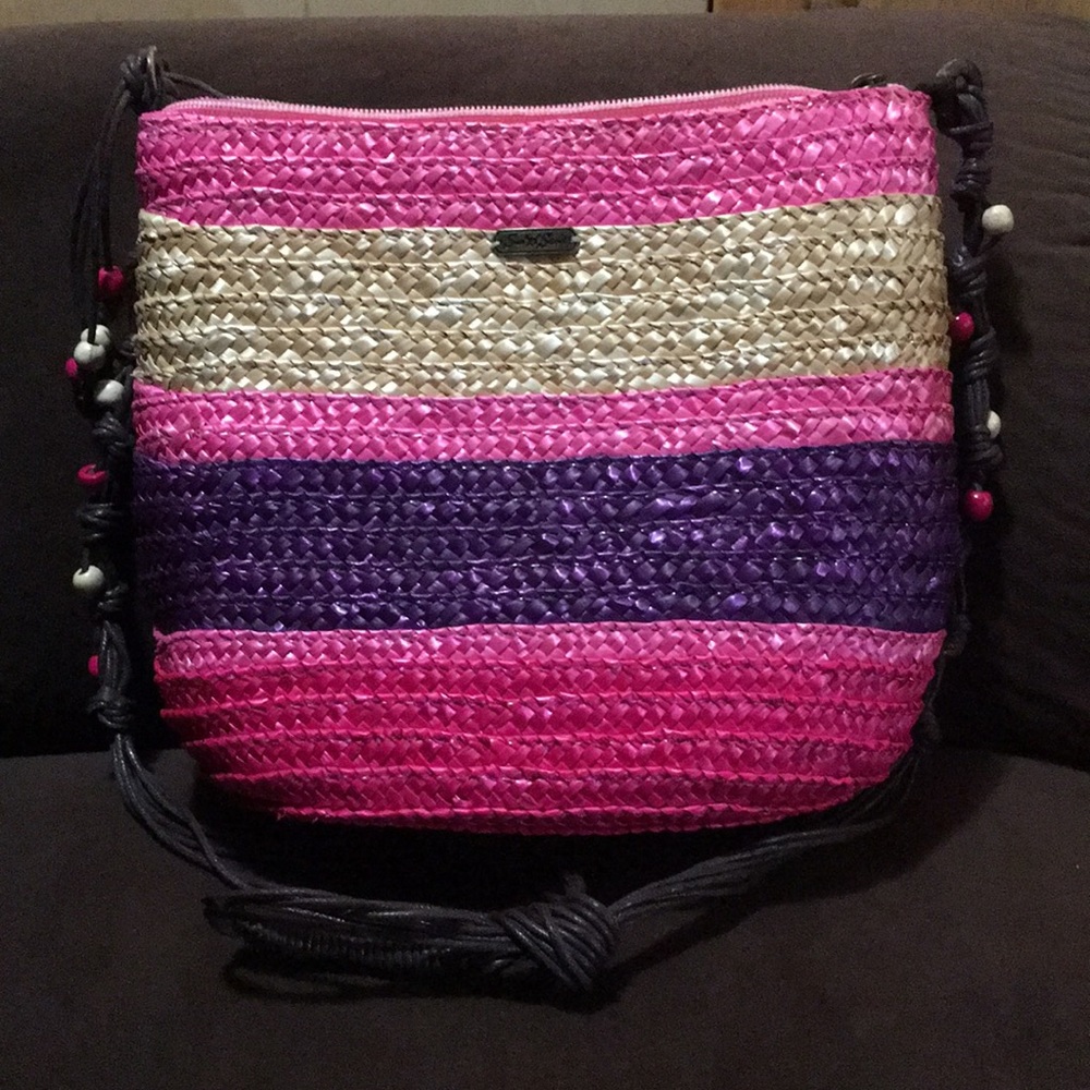 Sand And Sea Woven Straw Bag