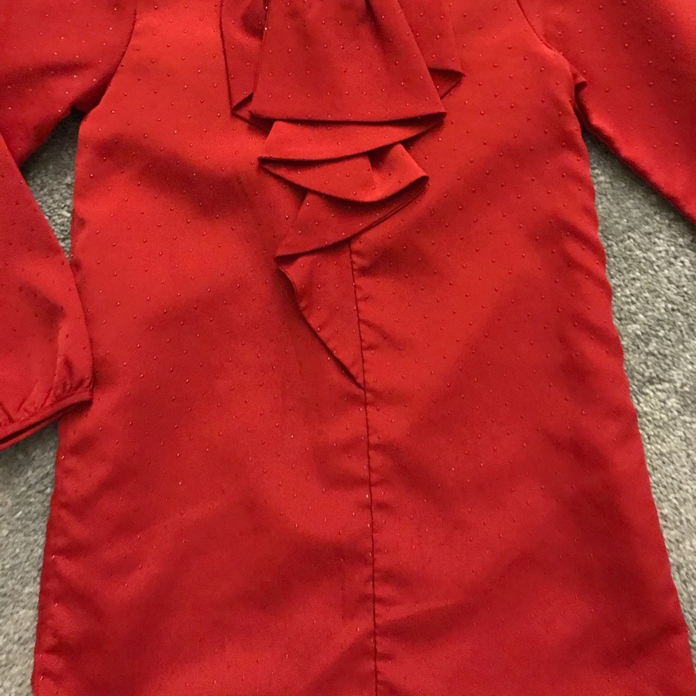 EUC Janie and Jack red holiday dress size 4