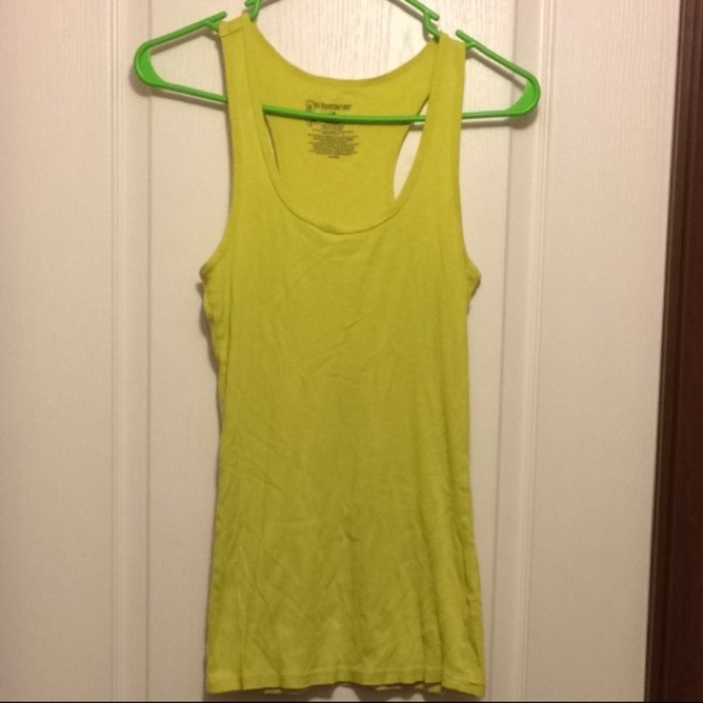 No Boundaries Yellow/Green Tank