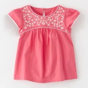 Mini Boden embroidered folk tunic