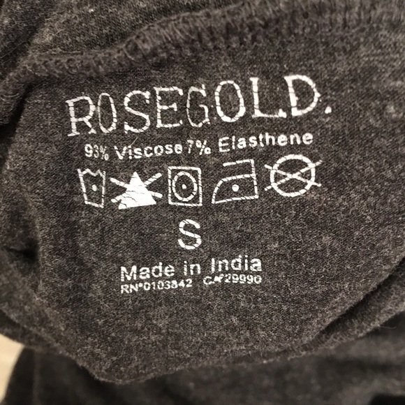 Woman’s Shirt Sweater Grey Rosegold size S - Picture 5 of 5