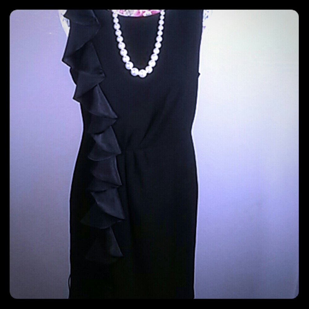 Studio One size 10 black cocktail Sheath dress