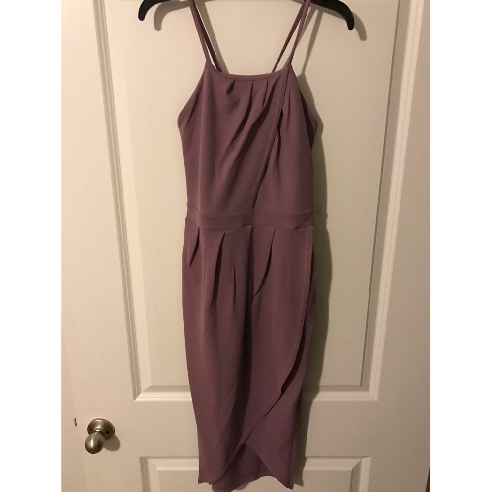 Boohoo cross back dress
