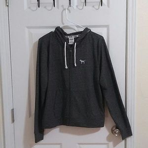 VS PINK Perfect Full Zip Sweater