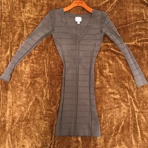 Women’s XS Kardashian Grey Bebe Bandage Dress
