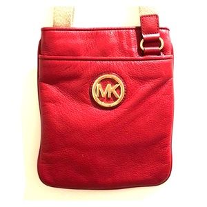 Red Michael Kors Purse