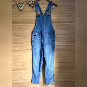 GAP 1969 Medium Skinny Overalls Denim Jean 100%