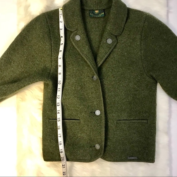 Giesswein Boiled Wool Jacket Size XS - Picture 6 of 8
