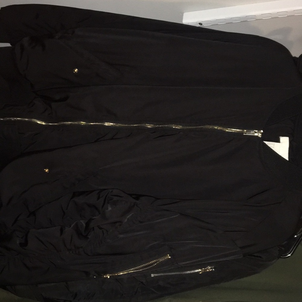 Black Bomber Jacket