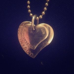 Tiffany and co. Solid heart necklace