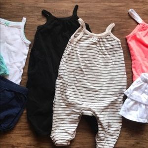 Old Navy 3/6 month rompers