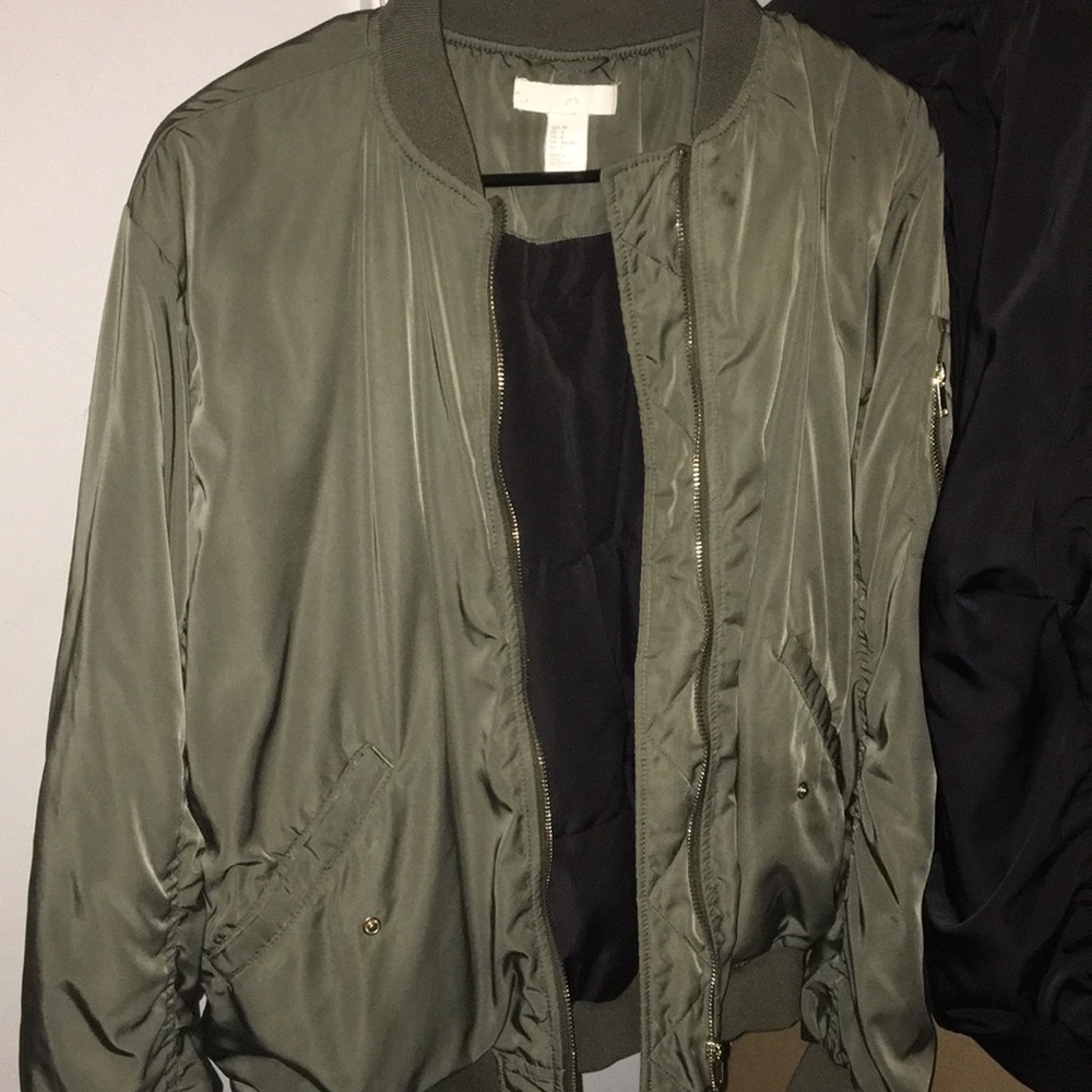 Green Bomber Jacket