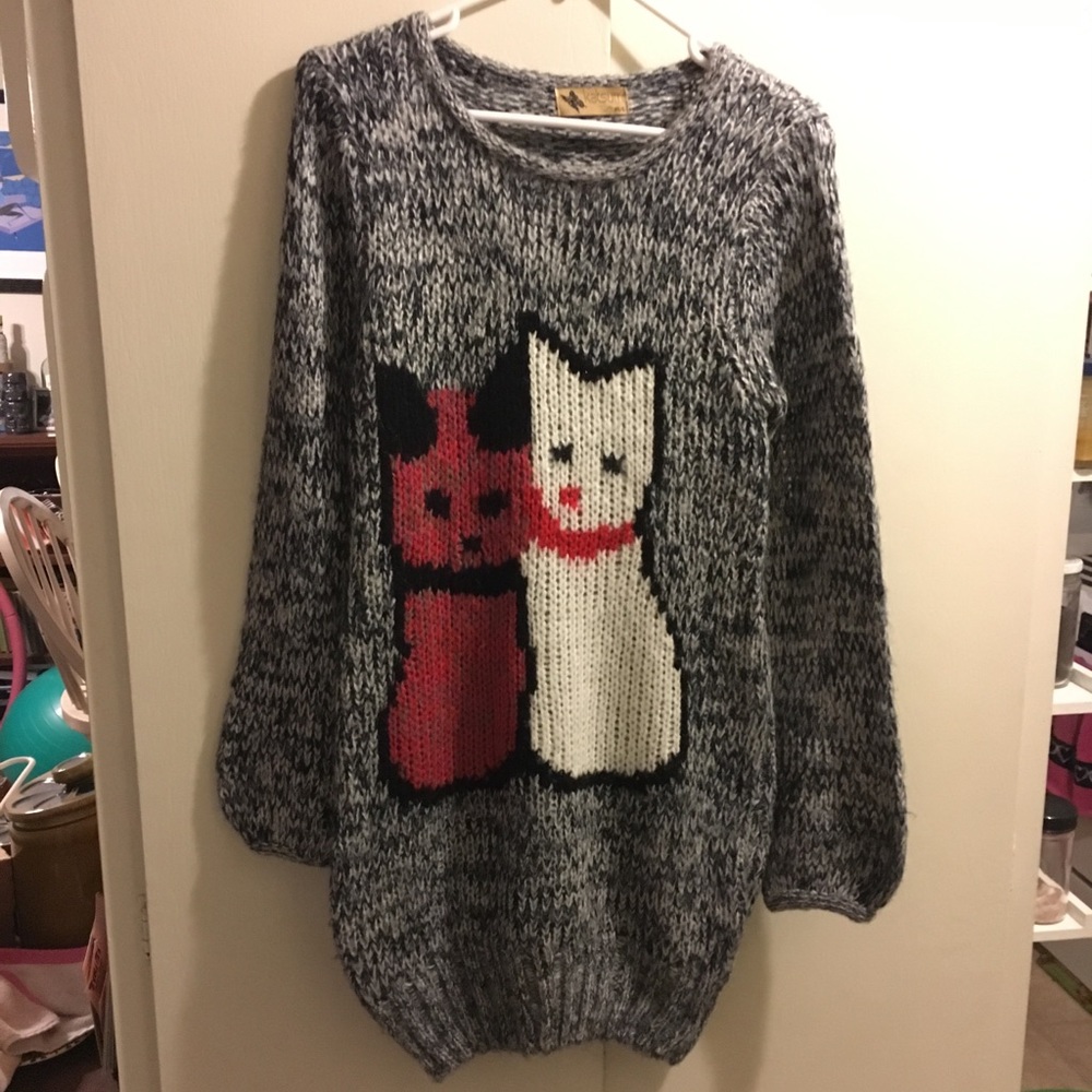 Katsumi Purrfect Catlady Sweater Dress