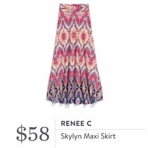 Renee C Skylyn Maxi Skirt