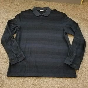 💙Ck Large Long Sleeve Polo