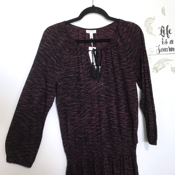 NWT Soft Joie Tahiya Purple Space Dye Dress - Picture 5 of 8