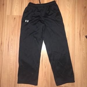 UA boys black sweatpants