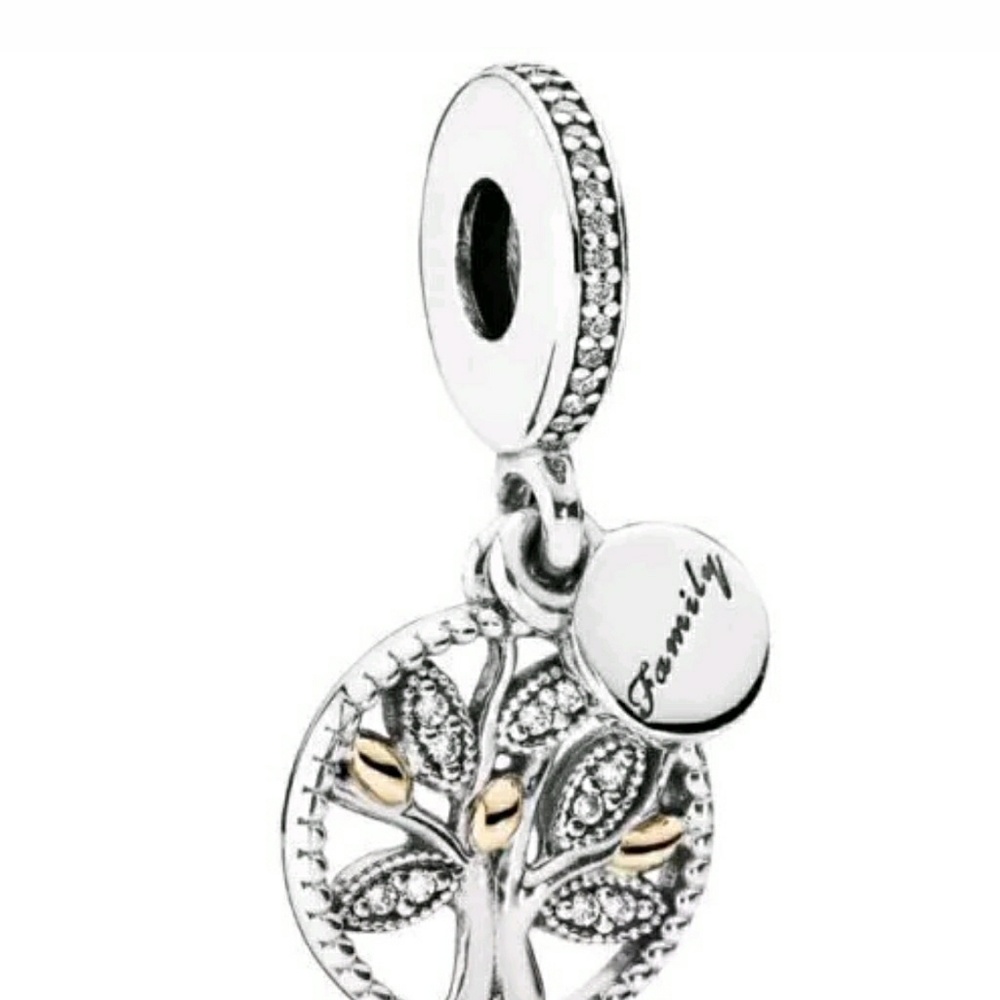 Pandora Family Tree Heritage CZ Charm