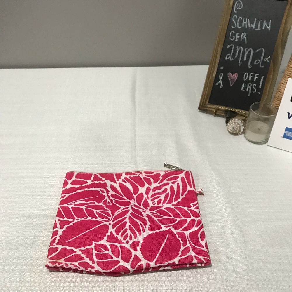 Clinique Tropical Leaf Makeup Bag