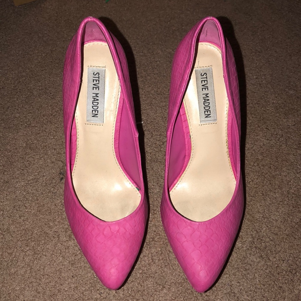 Pink Steve Madden heels